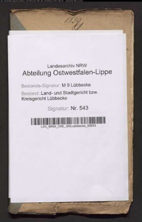 Erblasser: Horstmann gt. Huchtmann, Gerhard Heinrich; Erblasser: Horstmann, Anna Marie Louise, geb. Ölgemöller: