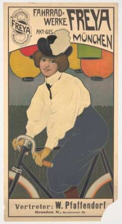 Plakat: Freya Fahrradwerke, München