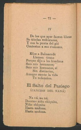 El Salto del Pasiego : (Canción del Naná)