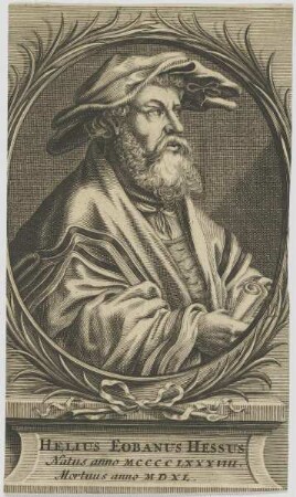 Bildnis des Helius Eobanus Hessus