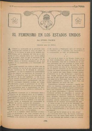 El feminismo en los Estados Unidos