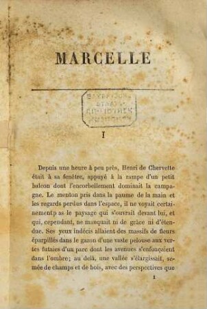 Marcelle : Par Amédée Achard