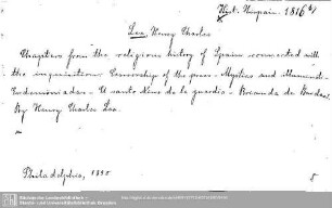 Historia Hispaniae 1816.s