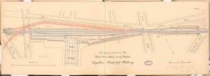 Nord-Süd-Bahn durch Berlin Schinkelwettbewerb 1897: Lageplan Bahnhof Wedding 1:1000