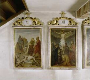 Kreuzwegstationen Nummer 11 und 12