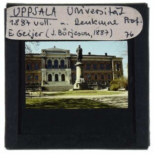 Uppsala, Universität : Hauptgebäude