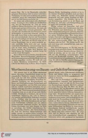 33: Wertberechnung von Baum- und Gehölzpflanzungen
