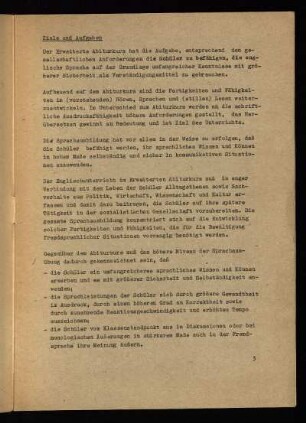 Ziele und Aufgaben