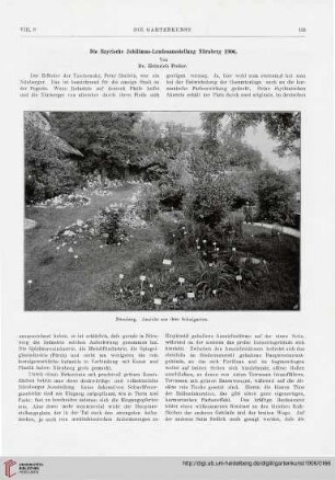 8: Die Bayrische Jubiläums-Landesausstellung Nürnberg, 1906
