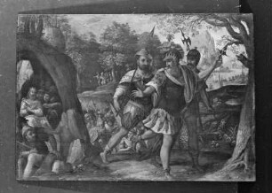 Drei Helden holen für König David Wasser