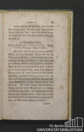 Sapnischer Kardy. Cynara carpunculus. Linn. Cl. XVIII. Franz. cardon d'espagne. Engl. cardons.