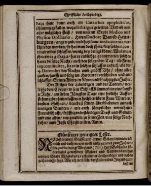 Günstiger geneigter Leser