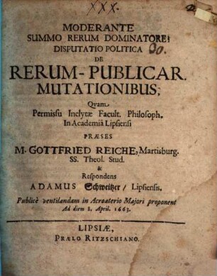 Disp. polit. de rerum-publicarum mutationibus