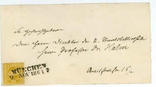 Korrespondenz von Friedrich Bodenstedt an Karl Felix Halm