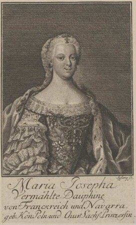 Bildnis von Maria Josepha, Dauphine von Frankreich
