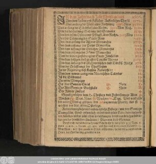 [Grosse Alt vnd New Schreib Calender/ auff das Jahr nach der Heiligen vnd Gnadenreichen Geburt vnsers lieben Herrn vnd Heilandes Jesu Christi. 1606.]