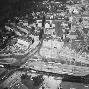 Friedrich-Engels-Platz in Leipzig : Blickrichtung Nordwesten