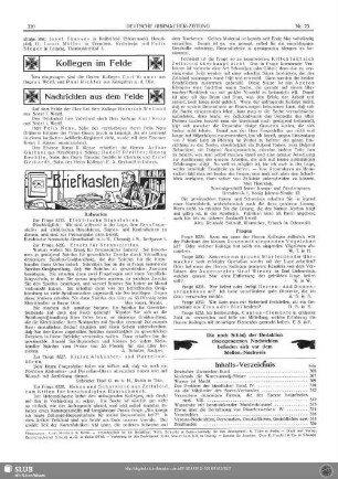 Kollegen im Felde