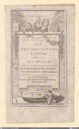 Gedichte von Gottfried August Bürger