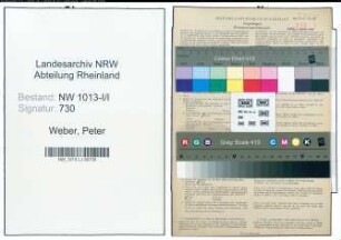 Entnazifizierung Peter Weber , geb. 03.03.1885 (Metallarbeiter)