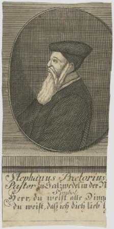 Bildnis des Stephanus Praetorius