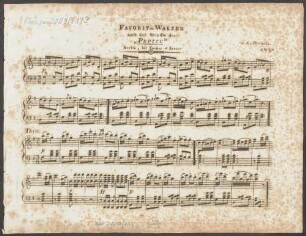 Favorit-Walzer nach der Melodie des: Pepicu