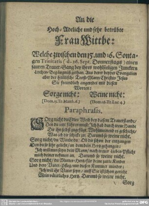 Trostschrifft