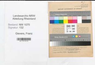 Entnazifizierung Franz Gievers , geb. 27.09.1896 (Schaltwaerter)