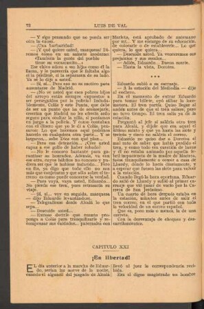 Capítulo XXI : ¡En libertad!