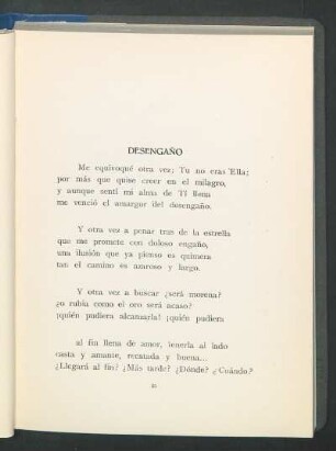 Desengaño