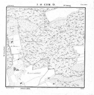 Kartenblatt SO LXVIII 68 Stand 1826