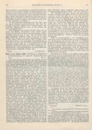 659-660 [Rezension] Wolff, Eugen, Faust u. Luther