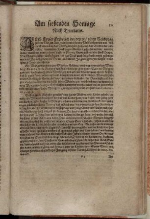 Am siebenden Sontage Nach Trinitatis