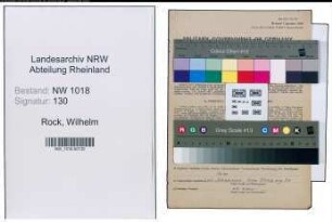 Entnazifizierung Wilhelm Rock , geb. 21.07.1903 (Werkmeister)