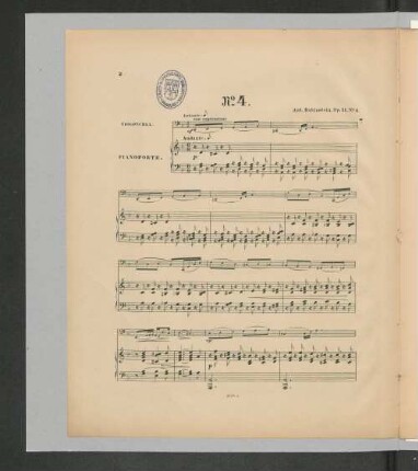No. 4. [Violoncell. & Pianoforte]
