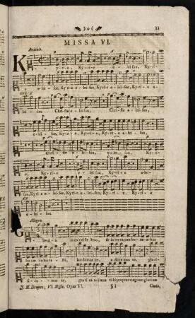 33-36, Missa VI.