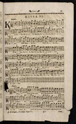33-36, Missa VI.