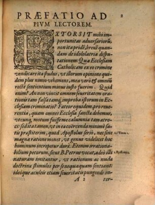 Apologeticvs De Idololatria : Adversvs Impivm Libellvm Iacobi Heerbrandi Lvtherani, Qvo Nvper Dispvtationem de eòdem argumento, Ingolstadii contra Sectariorum contumelias propositam, temere oppugnare, atque adeò Catholicam Ecclesiam maledictis proscindere ausus est