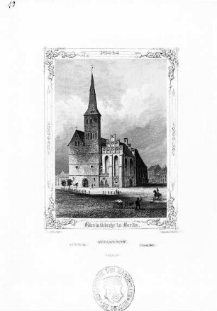 Die Nikolaikirche in Berlin