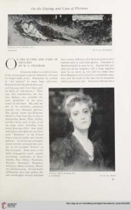 On the buying and care of pictures