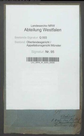 Stellentausch zwischen den Förstern Müller und Zimmermann
