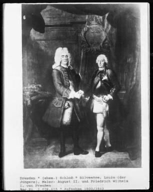 August II. und Friedrich Wilhelm I. von Preußen
