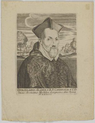 Bildnis des Guilielmus Alanus