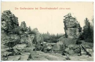Ehrenfriedersdorf. Greifensteine
