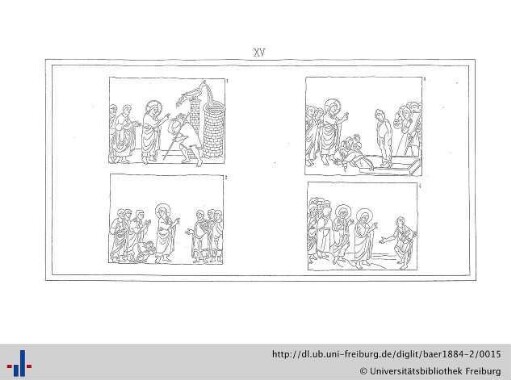 Die den Darstellungen auf Taf. I-X entsprechenden Scenen aus dem Codex Egberti