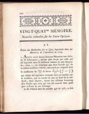 Vingt-quat me Mémoire.