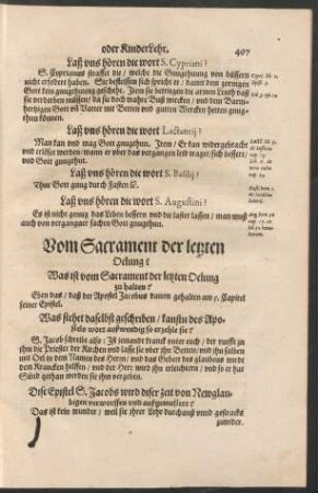 Vom Sacrament der letzten Oelung?