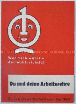 Propagandaschrift des FDGB-Bundesvorstandes zu den Gewerkschaftswahlen 1961