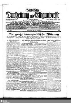 Sächsische Dorfzeitung und Elbgaupresse : mit Loschwitzer Anzeiger ; Tageszeitung für das östliche Dresden u. seine Vororte