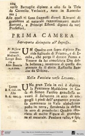 Prima camera